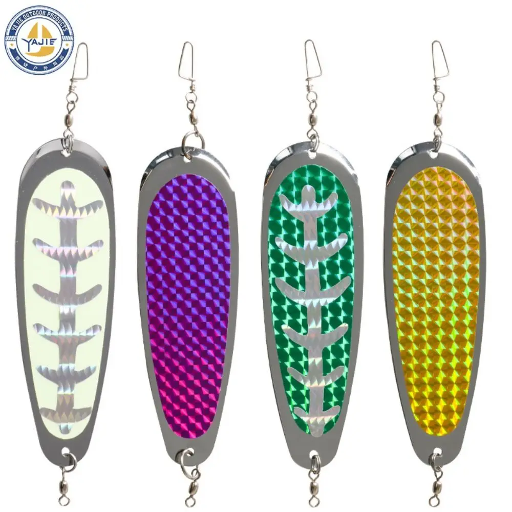 14cm31gTlapiaFlasherTrollingLureFishingDivingBoardSalmon