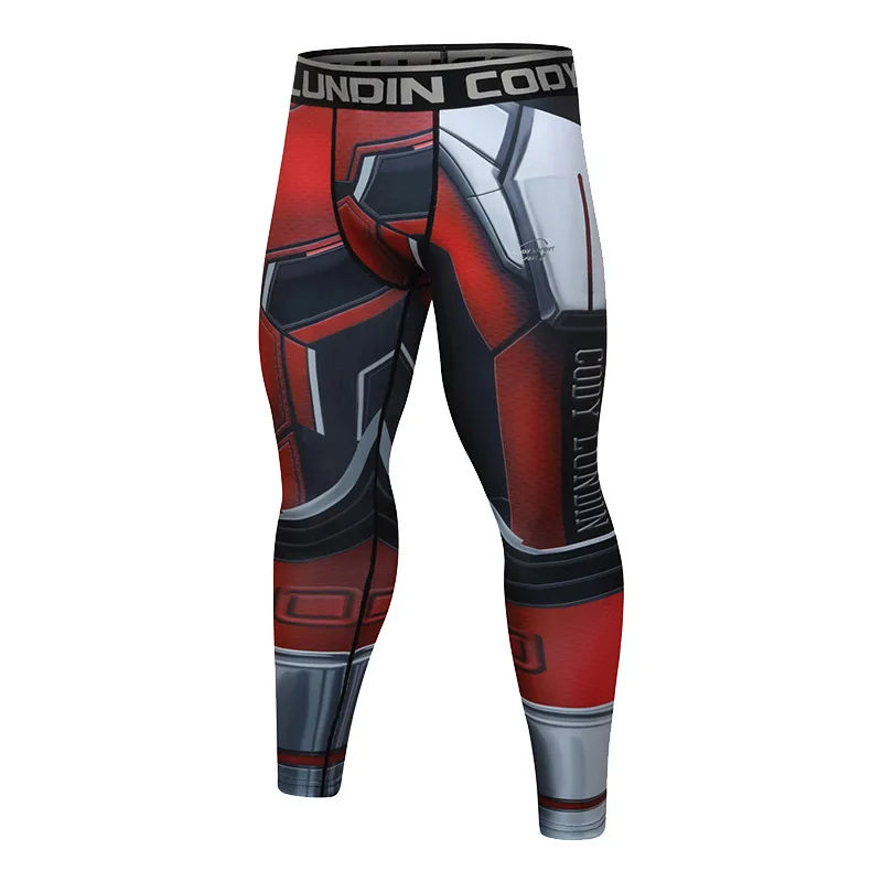 Men Gym Compression Pants MMA CrossBodybuilding Workout Tights Sport Sweatpants Quick Dry Fitness Leggings Running Trousers