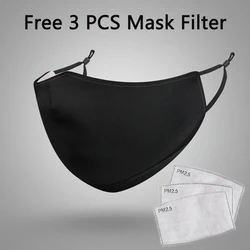 Enhanced Anti - Pollution Face Mask with Multi - Layer Protection & Breathable Comfort (Black)