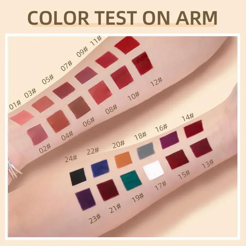 Matte Liquid Lipstick Waterproof Long Lasting Velvet Mate Nude Red Lip Gloss Lint Tube Makeup Cosmetic Lipsticks Lipgloss 5