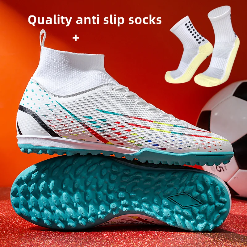 ALIUPS Men Soccer Shoes AG/TF Children Football Shoes Youth Football Boots Cleat