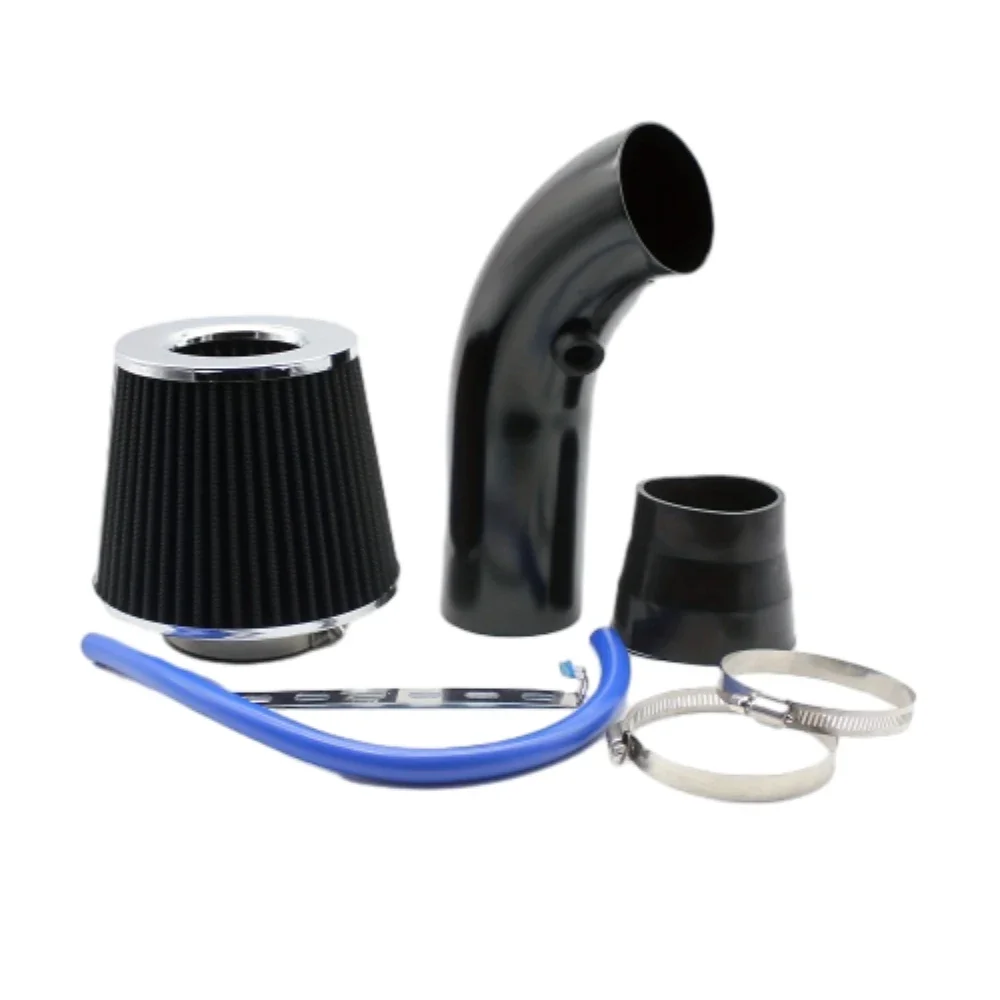 Air Filters 76mm Car Refitted Winter Mushroom Head Air Filter Intake Pipe Filter High Flow Aluminum Pipe Kit