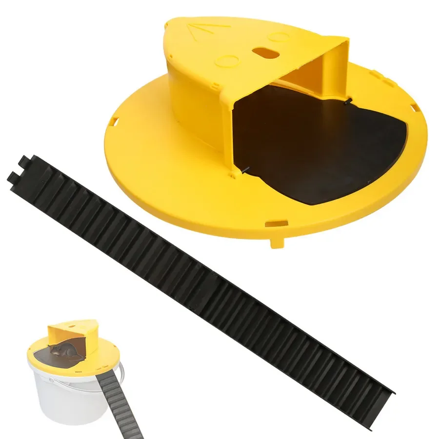 

Reset Mousetrap Reusable Smart Mouse Rat Trap Flip Slide Bucket Lid Trap Killing Tool New Humane Outdoor Indoor Rat Trap