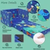 children's sofas, Kids Couch: Toddler Sofa Bed Fold Out for Gilrs Boys Baby Flip Out Convertible Lounge Chair Dinosaur 6