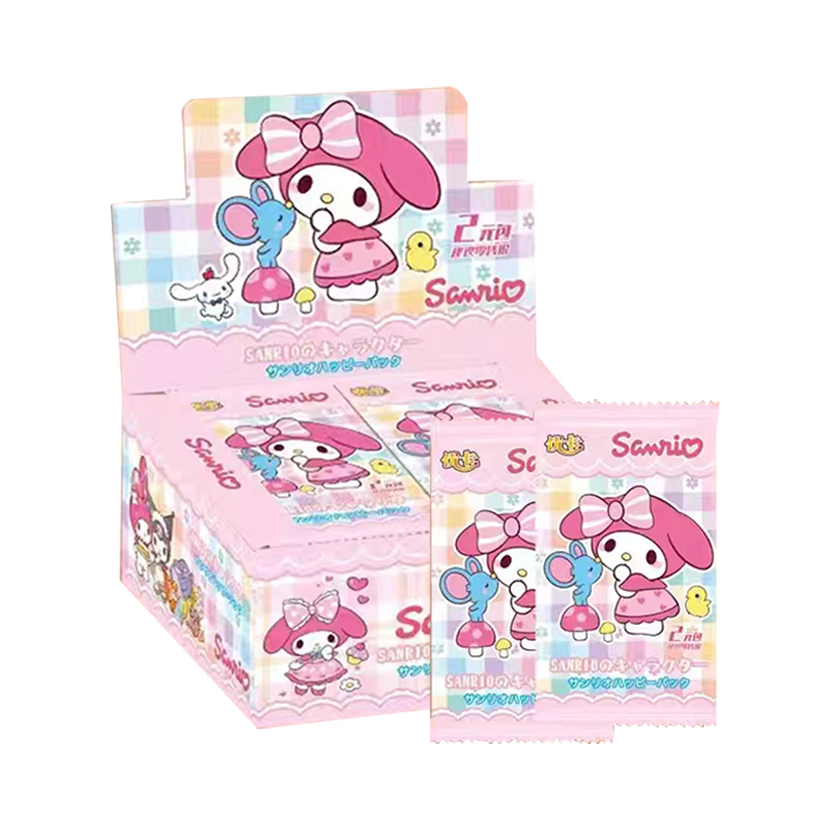 30 Packs Sanrio Kuromi Hello Kitty Cards Collection Cards Melody Trading Card Game My Cartoon Cute Toy Hangyodon Gift Wholesale 3