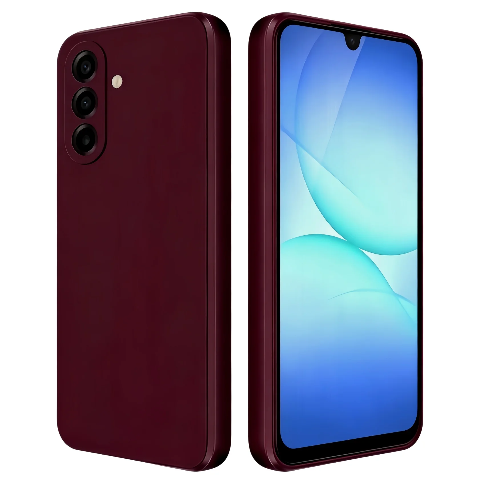 Noble Fashion Shockproof Protective Liquid Silicone Case - Solid Color Design