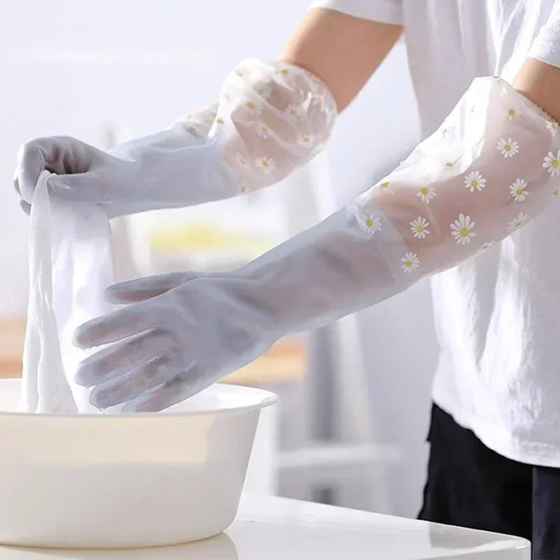 Household Rubber Gloves Dishwashing Kitchen Oven Pet Cleaning Accessories dishwashing gloves cleaning gloves