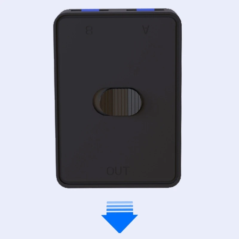 2 포트 USB KVM 스위처 프린터 공유 양방향 USB KVM 스위치 허브 드롭 배송