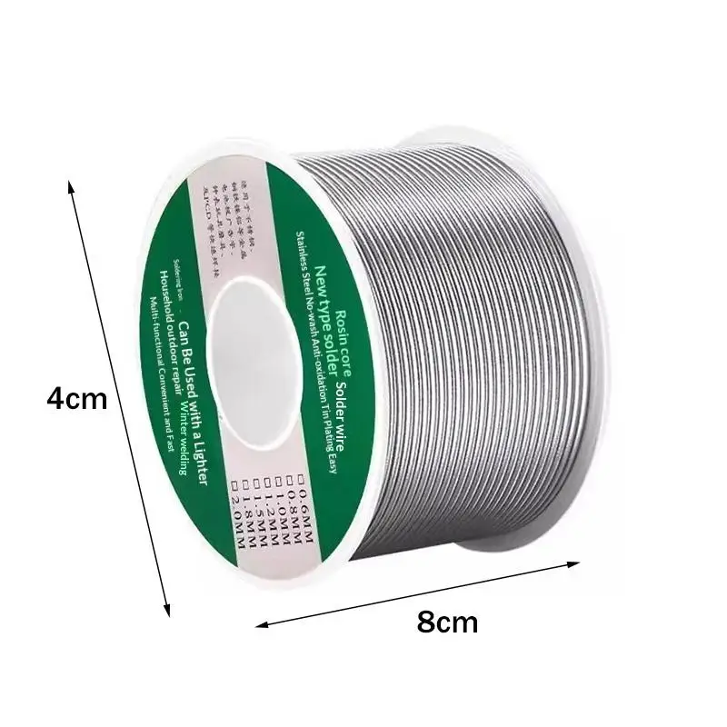 20/100g 저온 납땜 와이어 - 쉽게 녹는 은 코어 용접봉, 전자제품 및 휴대폰 수리용 무납 플럭스 납땜 와이어