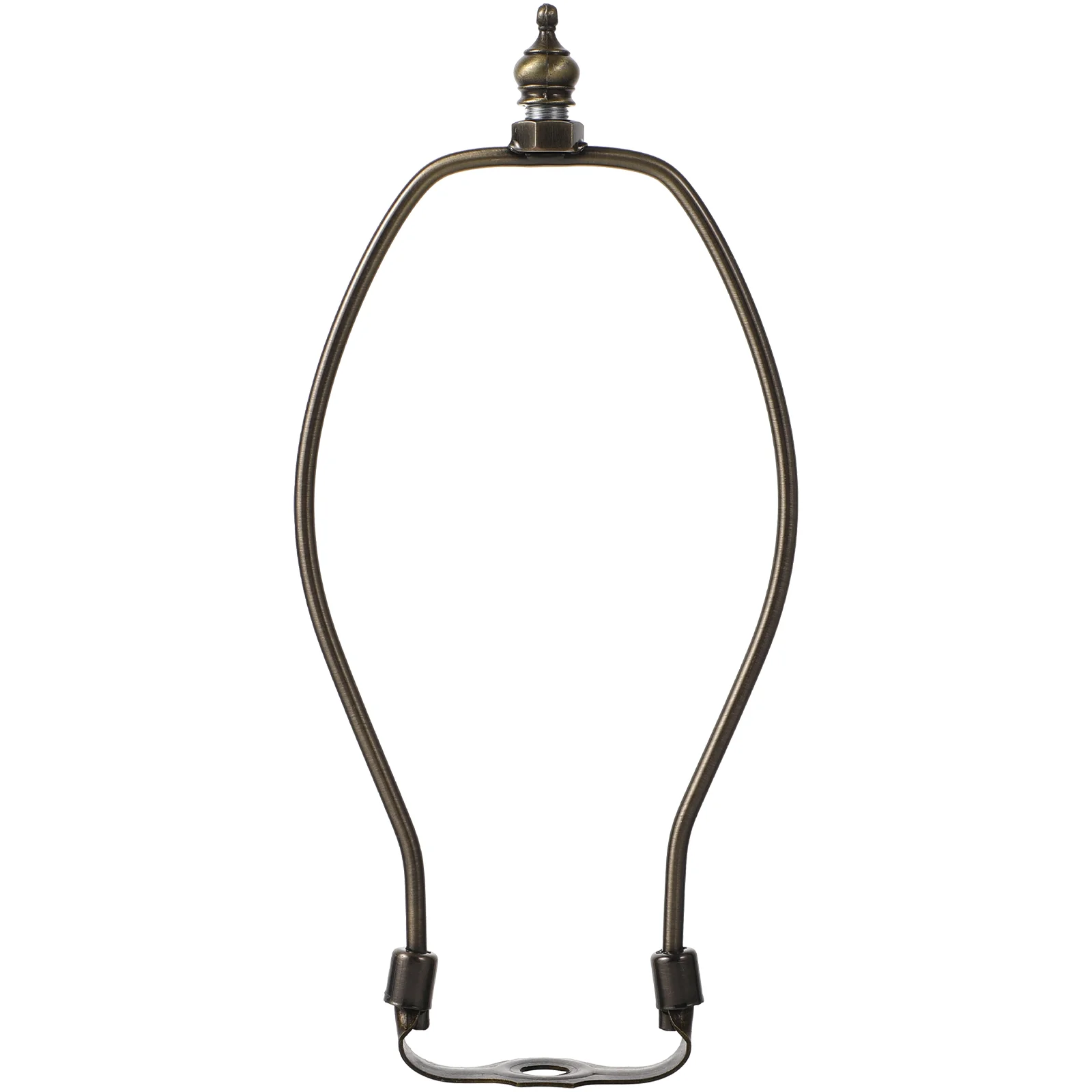 Lamp Harp Holder Horn Lamp Bracket Horn Lamp Frame Horn Light Bracket Iron Lamp Bracket  (6/7/8 Inch, Bronze)