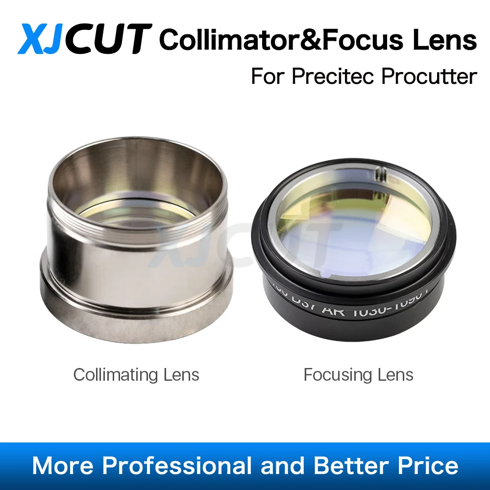XJCUT Fiber Laser Collimating Focusing Lens Dia.37mm with Lens Holder