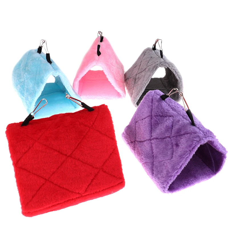 Parrot Mynah Starling Winter Nest Triangle Nest Sugar Gliders Warm mian wo Cotton Hammock Fleece Hamster Nest