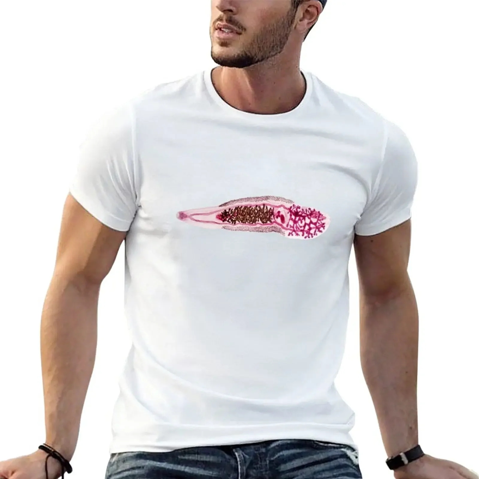 

Clonorchis sinensis - a lovely hermaphrodite T-Shirt blanks summer top blacks workout shirts for men