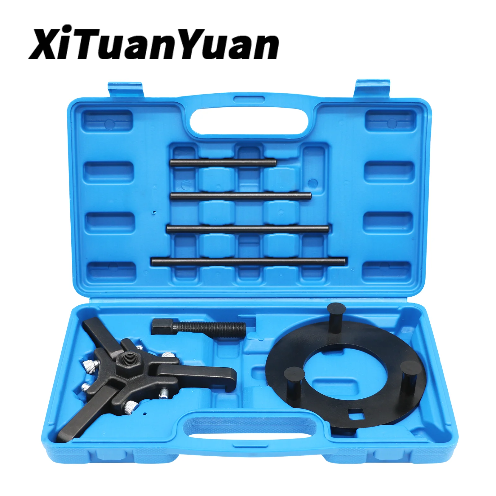 Harmonic Balancer Puller Crankshaft Pulley Removal Tool Steering Wheel Puller Kit 1