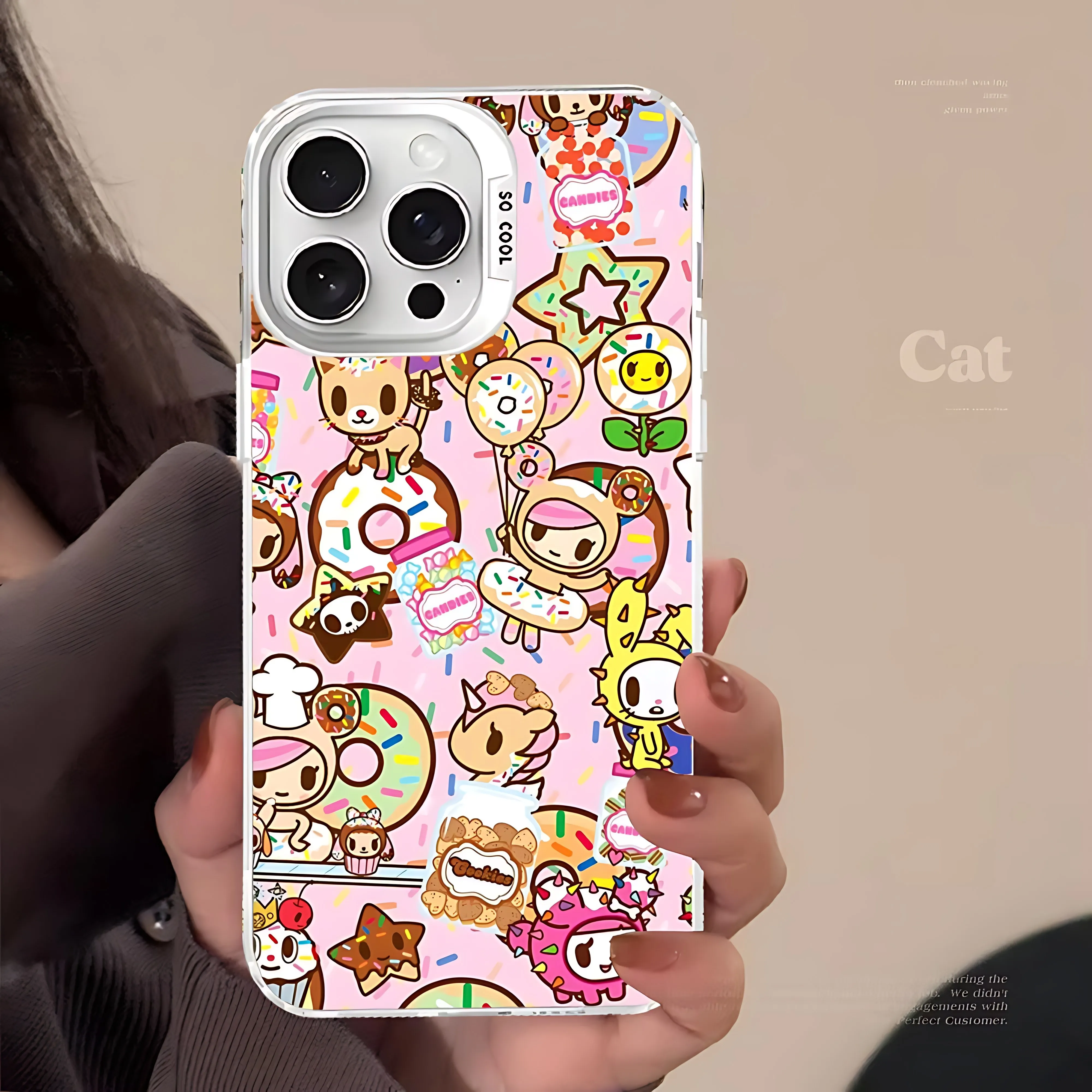 Tokidoki Anime Anti-Fall Matte Back Phone Case