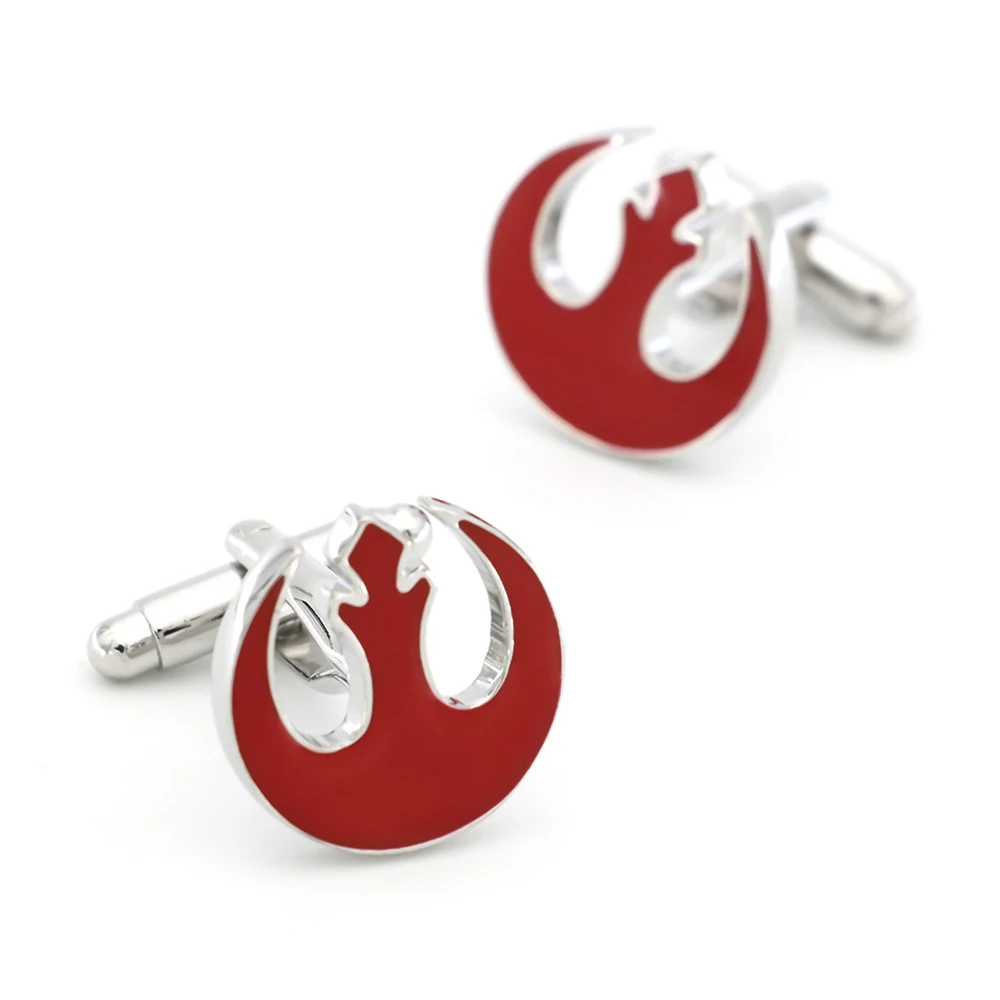 Movie Design Star Cufflinks For Men Quality Copper Material 2 Colors Option Cuff Links Wholesale&retail - 3