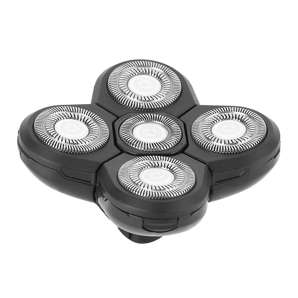 Electric Beard Shaver 5 Blade Rotating Head Waterproof Accessory Replacement Waterproof Shaver Blade Electric Shaver Replacement
