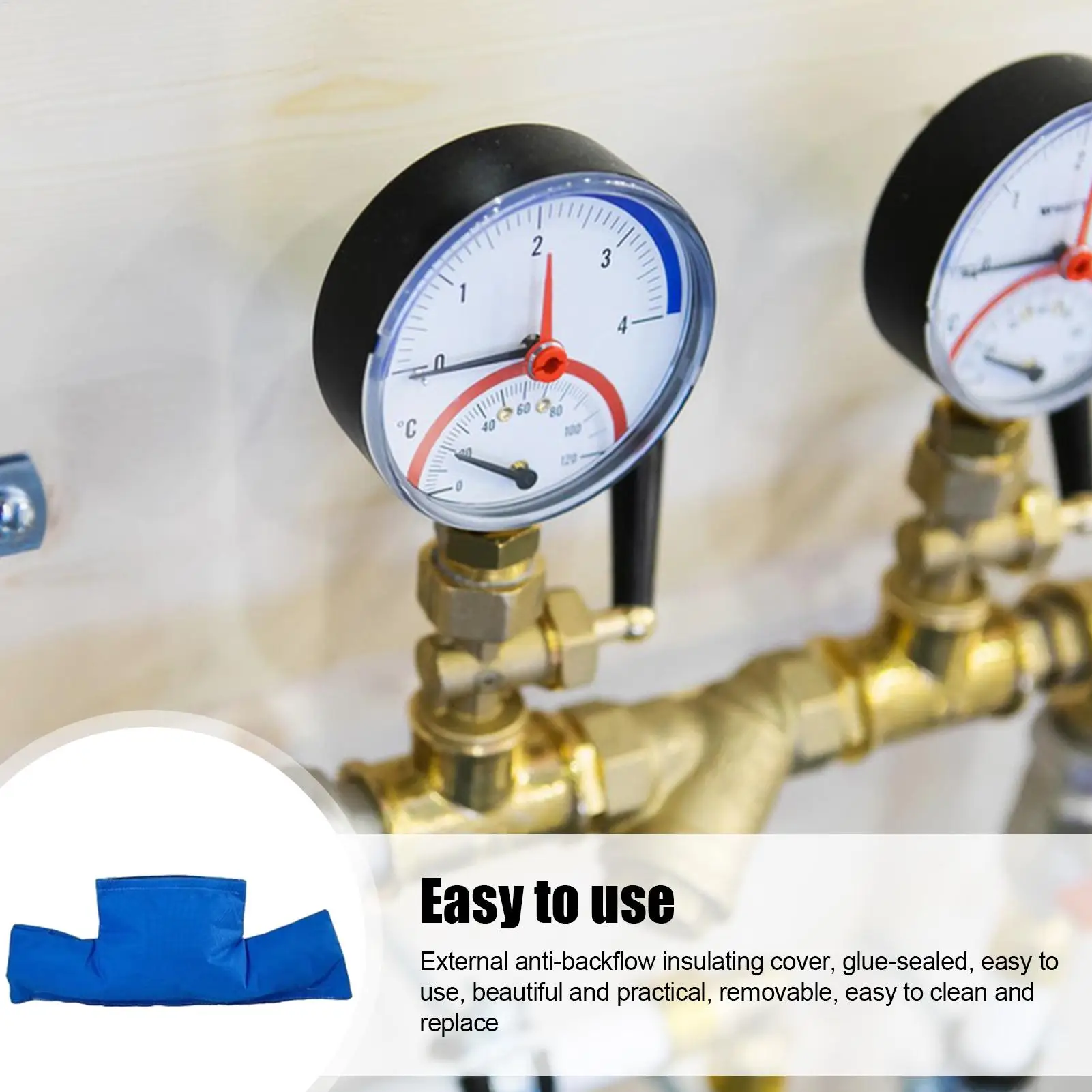 Water Meter Insulation Cover Backflow Preventer antifreeze Cover outdoor Waterproof Sprinkler Valve Guard Heat Preservation Bag