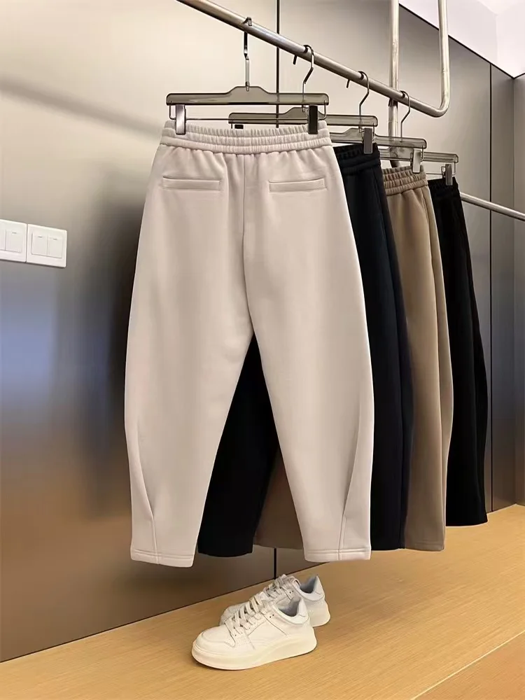 Trendy Loose Wide Leg Casual Pants Autumn Winter New Sle Men's Faion Harem Pants Simple Cool Versatile Sports Pants