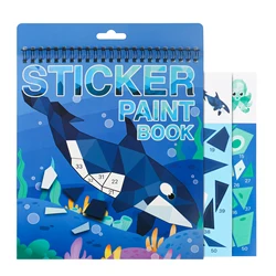 Sticker Book Crafts for Kids Ages 4-8: Engaging Brain Game and Travel Toy Gift (Ocean)