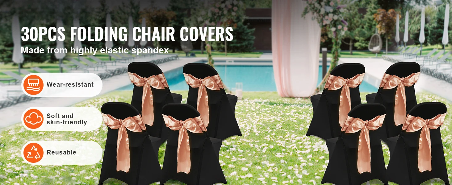 Tight stretch fabric chair cover fit