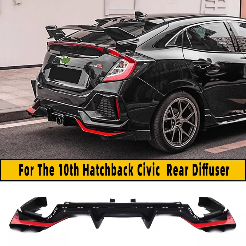 21 ホンダハッチバックシビックリアディフューザースポイラー適切な