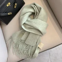2024 New Autumn Winter Warm Versatile Long Pure Wool Scarf For Men And Women Couple Style Scarves In Stock Wholesale