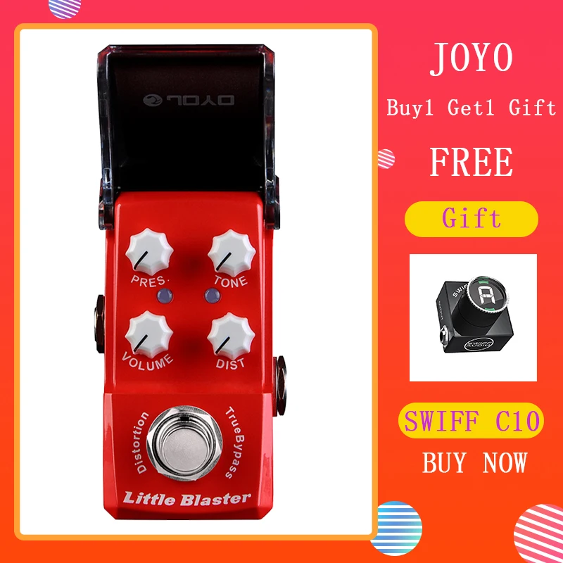 

JOYO JF-303 Little Blaster Guitar Effect Pedal Rock Punk Rhythm Dirty and Mean Sound Pedal Effect True Bypass Guitar Accessory