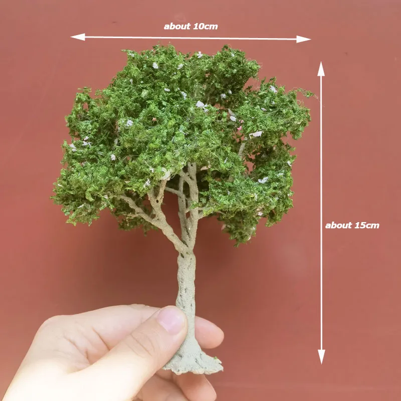 Simulation Wire Cherry Green Tree Model Doll House Mdoel Material 