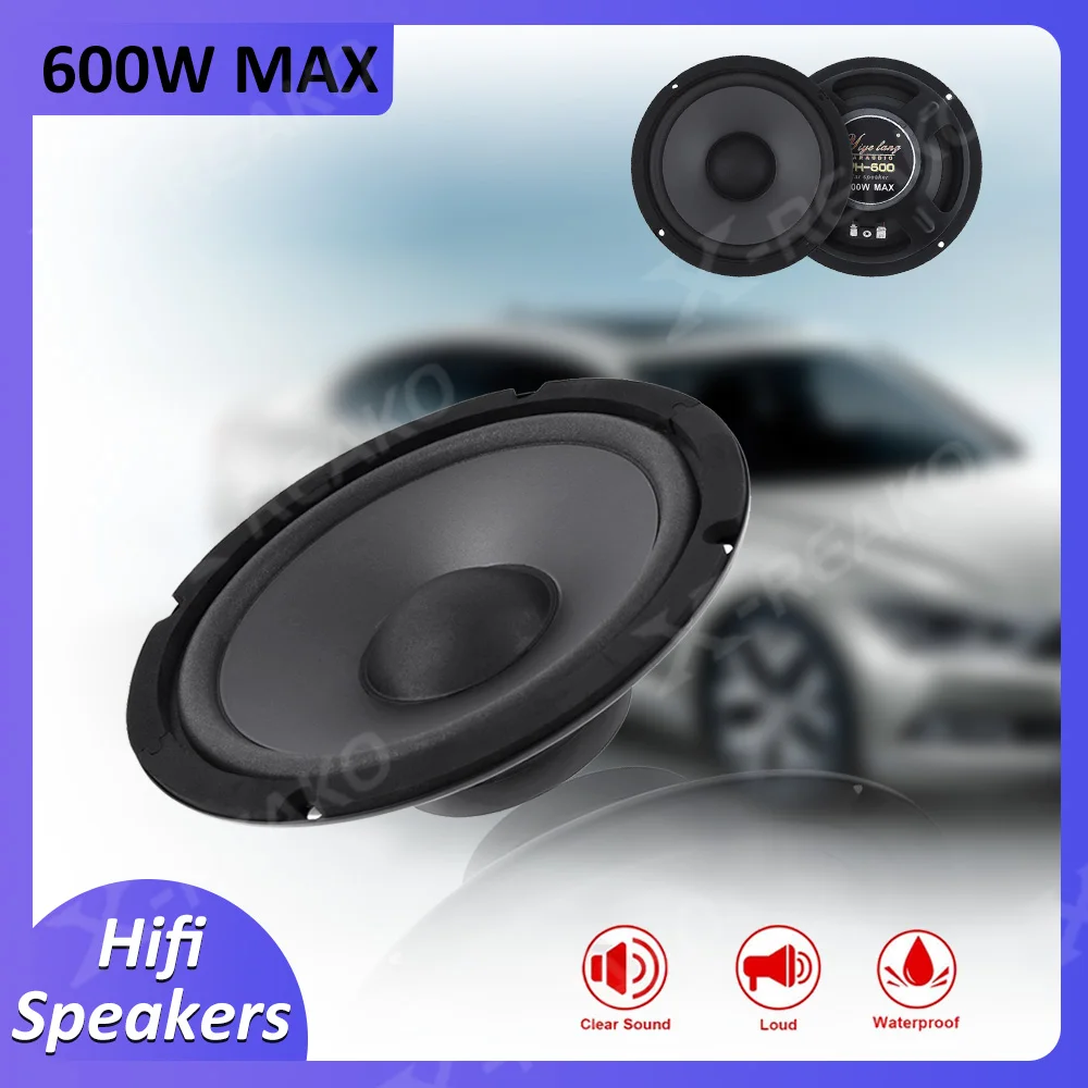 6.5 Inch Speakers 600W Auto Audio Music Stereo Surround Full Range