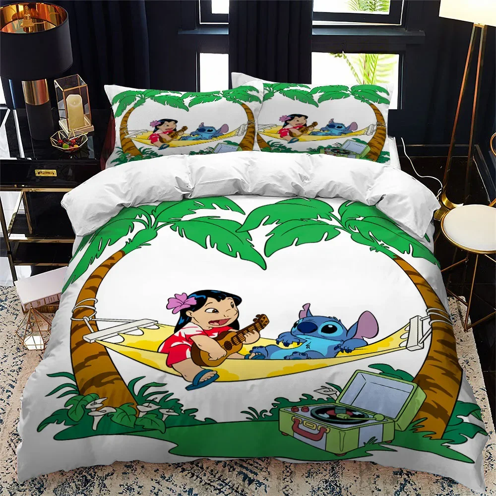 MINISO  Lilo & Stitch ִϸ̼ Ƽġ ִϸ̼ 3D Ȩ ؽŸ  ̺ Ŀ ħ, ְ , 3  Ʈ