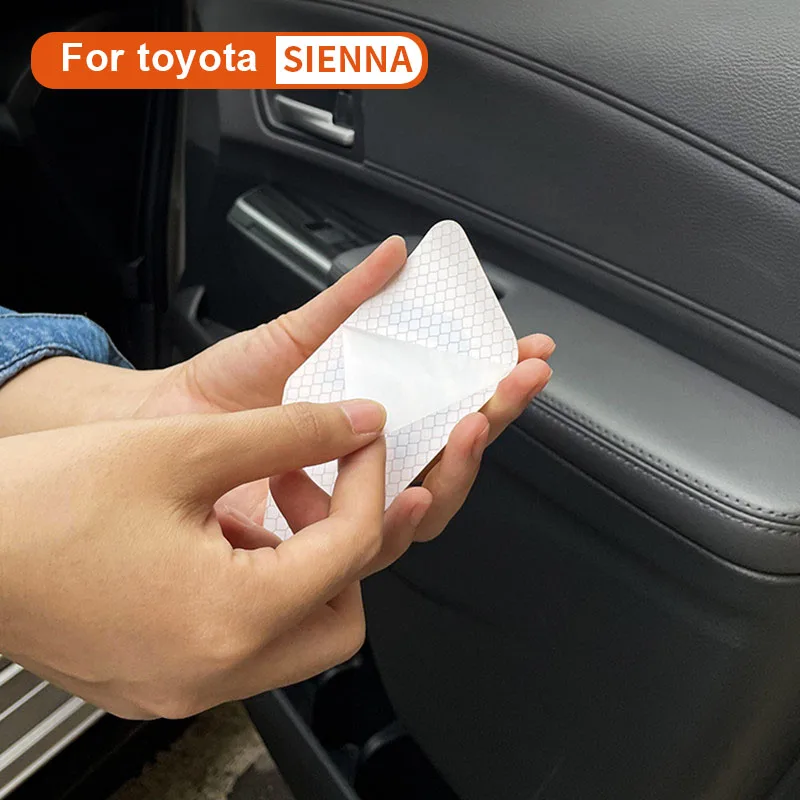 For Toyota Sienna 2021 2022 Door Reflective Sticker 8-piece Set Door Safety Warning Label Decorative Sticker Accessories