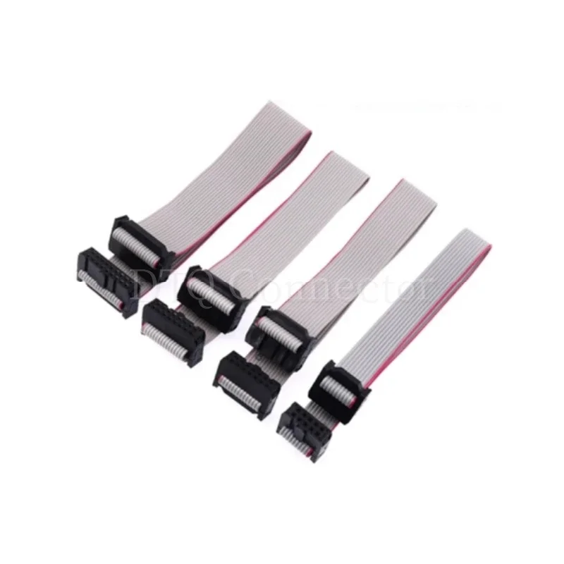 Efo Ribbon 1Pcs 2.54mm FC 6/8/10/12/14/16/18/20/24/26/30/34/40/44/50 Pin Gray Flat ...