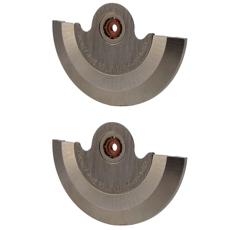 

2X Сменные аксессуары для часов из нержавеющей стали ротор колеблющегося веса для ETA 2824 2834 2836 Инструменты для ремонта часовщика