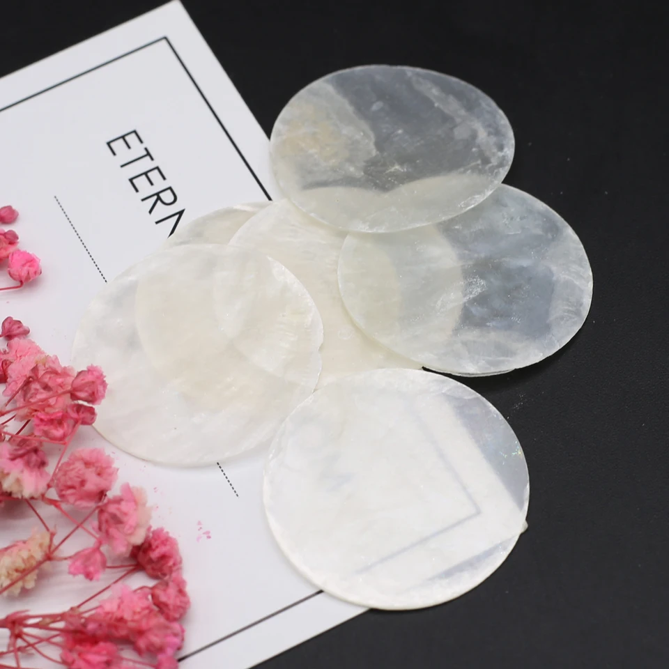 HOBBIESAY 200 Ciondoli Rotondi A Conchiglia, 15 Mm, Bianchi - Foto 9