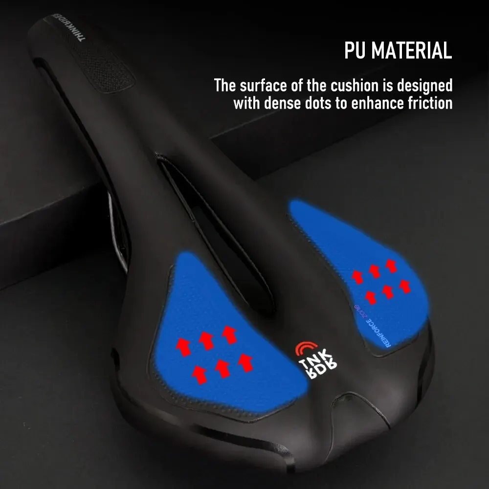 Ergonomic Bicycle Saddle - Comfortable Cushion for Cycling Enthusiasts