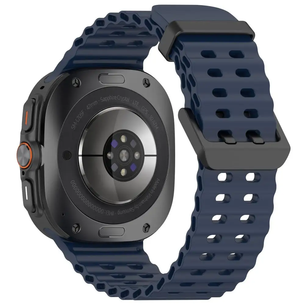 Marine Band Sports Silicone Strap Bracelet - Premium Watchband Accessory