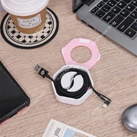 3D Printed Rotatable Wire Winder Box Portable Wire Organizer Cord Cable Winder Management Storage Box for Charging Data 4