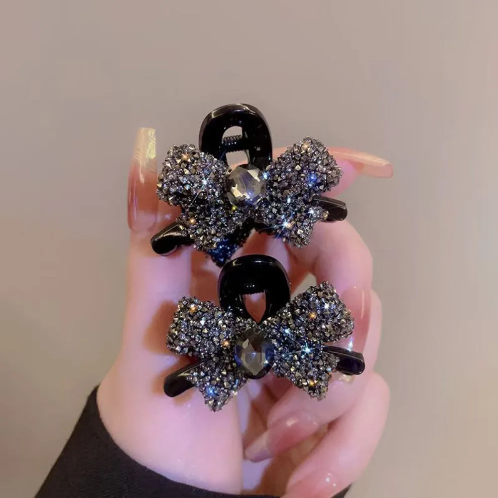 6 Strass-Haarspangen Silber, 6,1 Cm – Glitzerndes Haaraccessoire Für Damen & Mädchen
