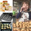 Electric Walnut Cake Maker 12 Holes Automatic Nuts Maker Kitchen Breakfast Sandwich Non-stick Cook Plates Walnut Mold 220-240V 6