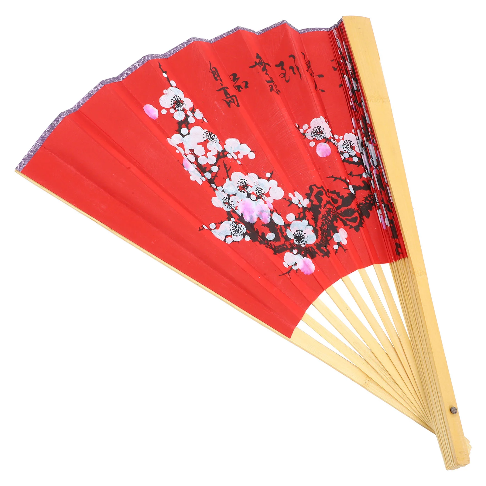 

Big Fan Folding Fans Handheld Chinese Wall Decor Wedding Ceremony Decorations Headboard Foldable Wood Paper for Women