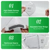 KN95 Masks POWECOM Activated Carbon Mouth Mask Protective Anti Dust Masks reusable face mask mascarilla masque 2