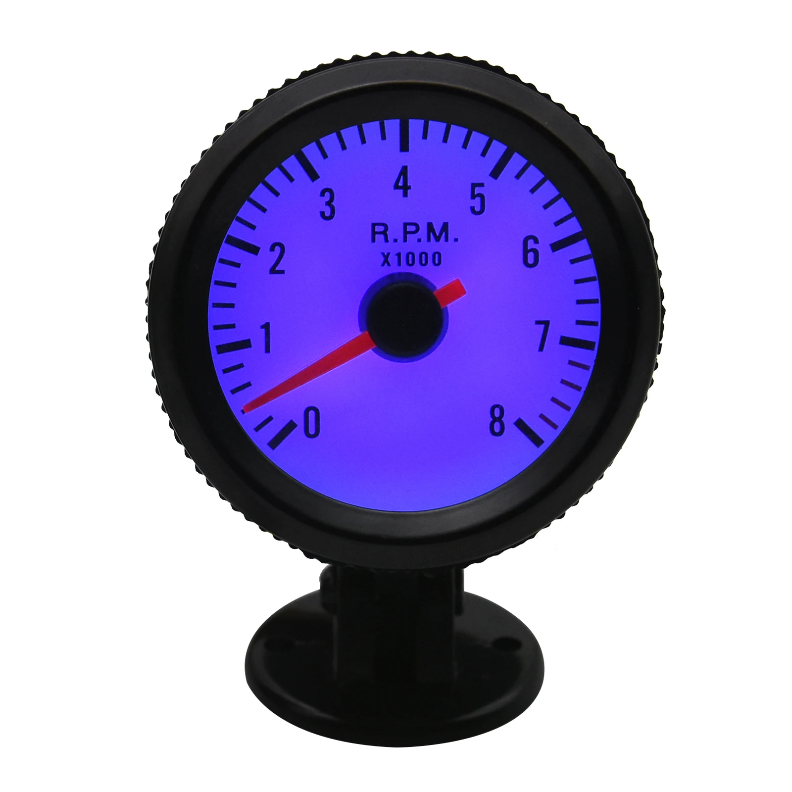 52mm Racing Gauge Tachometer Gauge Meter 0-8000 RPM Tacho Gauge Blue LED  Digital Display 12V LED Tachometer for Cars with Cup - AliExpress
