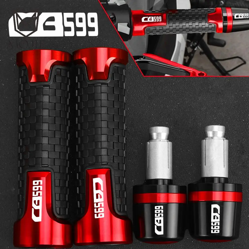 

Motorcycle accessories For Honda CB599 CB 599 HORNET 1998-2006 2003 2004 2005 7/8" 22MM Handlebar Grips Handle Bar Cap End Plugs