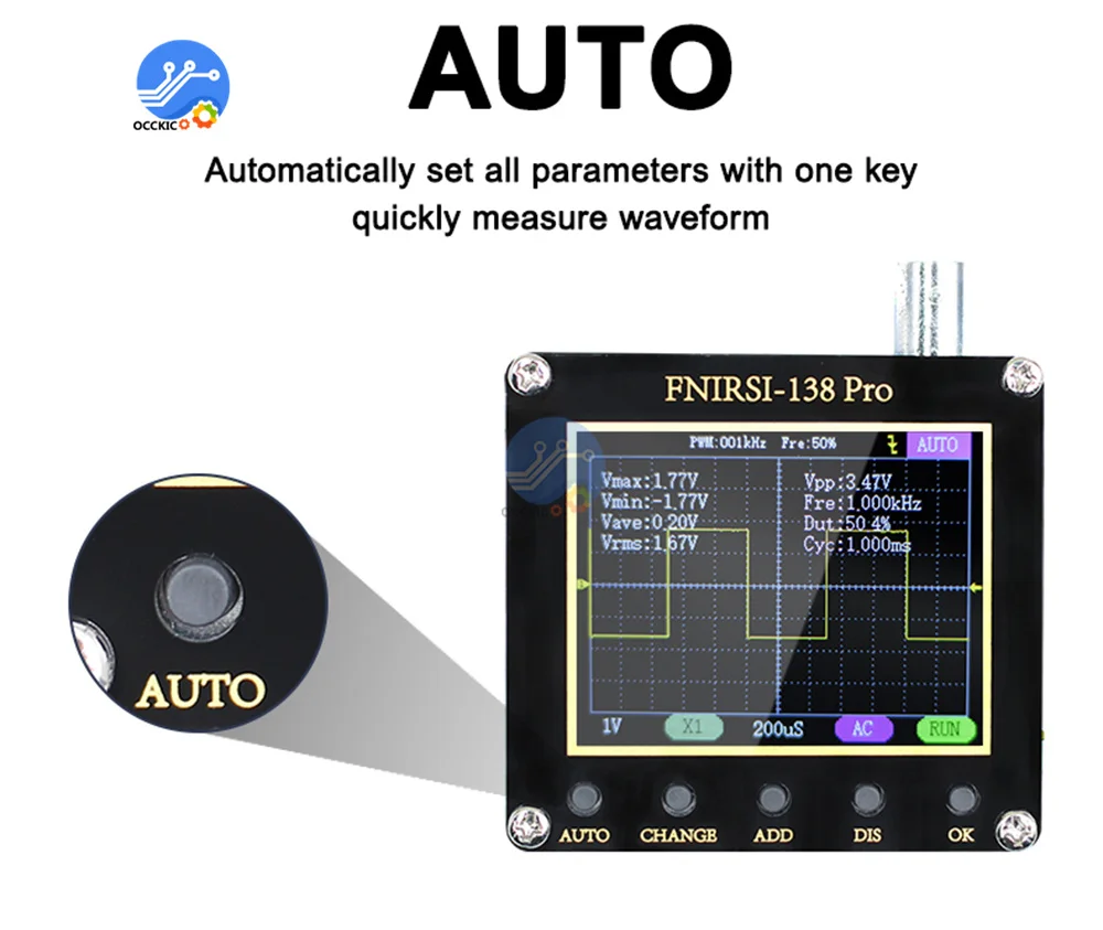осциллограф fnirsi 138 pro