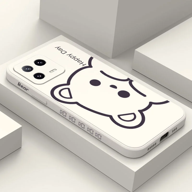 Custodia Per Telefono Big Ears Bear Per Xiaomi Mi 14 13 13T 12 12X 12T 12S 11 11T Ultra 10 10T 9 9T 9Se 8 Pro Lite Cover In Silicone Liquido