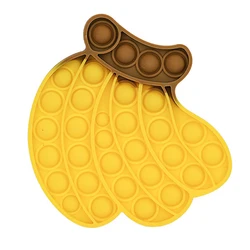 Juguetes antiestrés para adultos, forma de plátano, diseño bonito para niños, juguete sensorial, Autisim, regalo interesante para niños