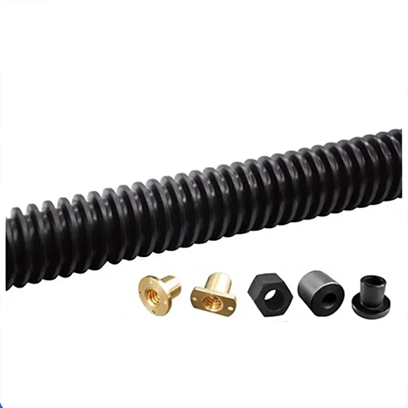 Écrou Trapézoïdal Hexagonal - Pour Tige Filetée - Tailles T12 à T45 - Acier 45 - Neuf Sous Sachet