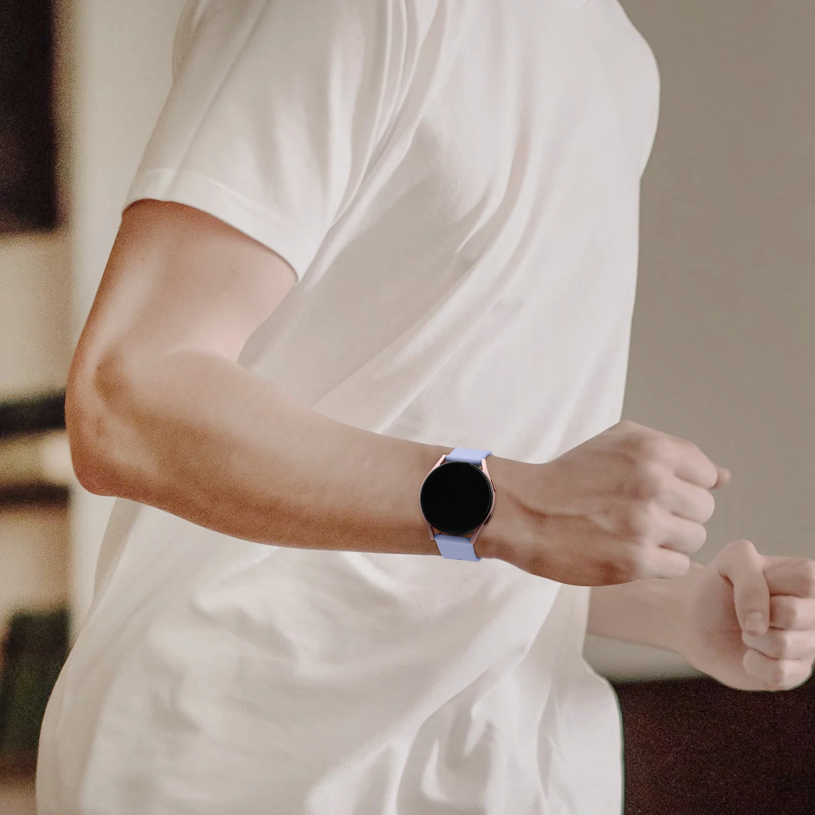 Versatile 22mm TPU Smartwatch Replacement Band Strap