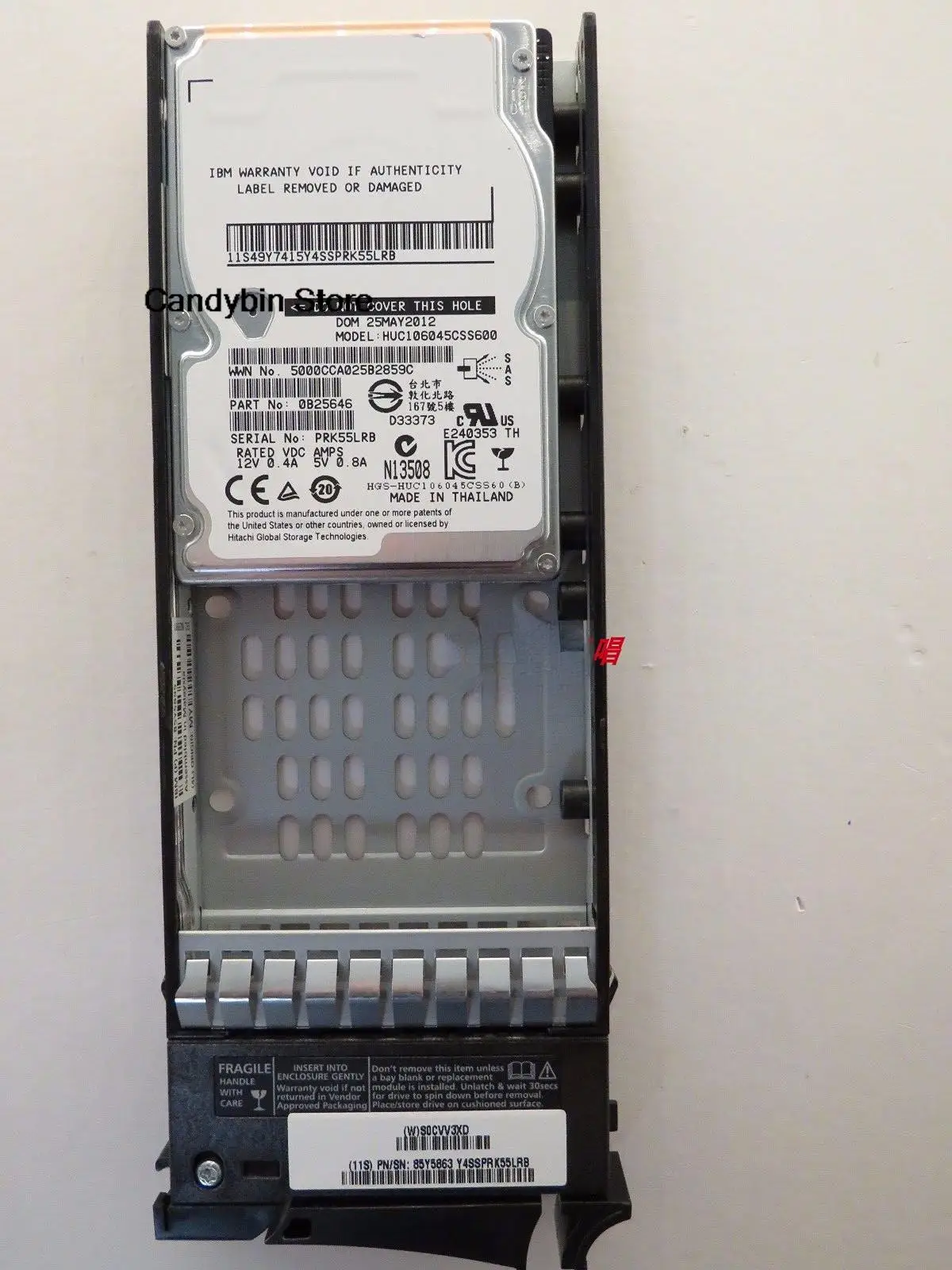 For 3204 85Y5863 00L4520 450G 10K SAS Storwize V7000 Storage Hard Disk